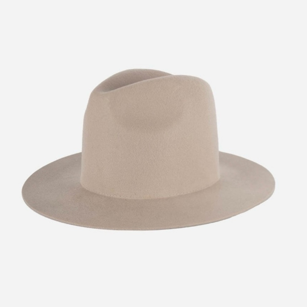 Gigi Pip Billie Fedora Hat Ivory - Size 55cm